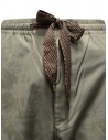 Kapital khaki trousers with elastic and drawstring K2109LP106 KHAKI buy online