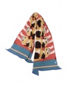 Kapital Japan Mike Happy red wool scarf with cats buy online EK-1518 RED