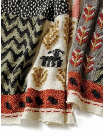 Kapital sciarpa Village Gabbeh in lana rossa prezzo