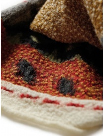 Kapital Village Gabbeh scarf in red wool scarves buy online
