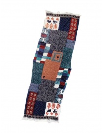 Kapital Village Gabbeh turquoise multicolored scarf EK-1465 TURQUOISE