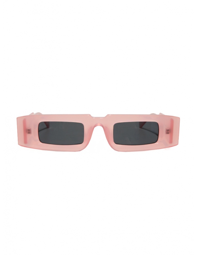 Kuboraum X5 occhiali da sole rettangolari rosa X5 48-28 PKL 2grey occhiali online shopping