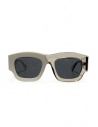 Kuboraum C8 occhiali da sole oversize bianchi e trasparenti acquista online C8 54-21 MIK 2grey