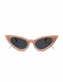 Occhiali online: Kuboraum Y3 occhiali da sole a gatto rosa pastello