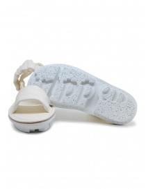 Trippen Synchron white open sandals with elastic bands