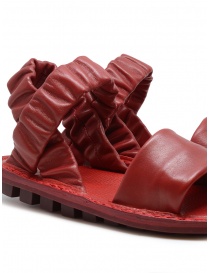 Trippen Synchron red sandals with elasticated straps womens shoes buy online