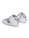 Leather Crown STUDBORN sneakers alte borchiate bianche MLC167 20125 prezzo