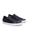 Leather Crown PURE sneakers basse in pelle nera acquista online WLC136 20119
