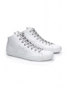 Leather Crown EARTH sneakers alte bianche acquista online WLC133 20114