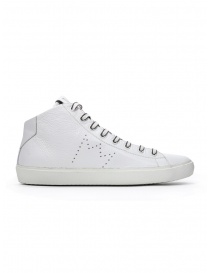 Leather Crown EARTH sneakers alte bianche prezzo