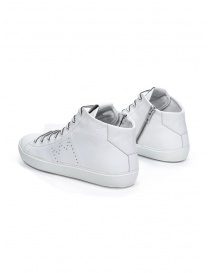 Leather Crown EARTH sneakers alte bianche acquista online