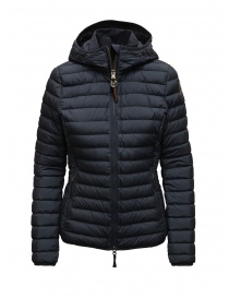 Parajumpers Juliet light hooded down jacket in blue PWPUFSL35 JULIET INK BLUE 571 order online