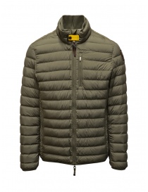 Mens jackets online: Parajumpers Ugo green down jacket