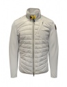 Parajumpers Jayden piumino bianco leggero con maniche in tessuto acquista online PMHYBWU01 JAYDEN LUNAR ROCK 778