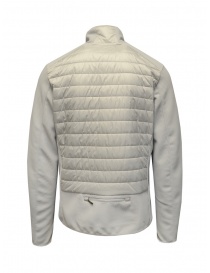 Parajumpers Jayden white lightweight down jacket with fabric sleeves mens jackets buy online