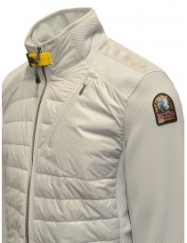 Parajumpers Jayden piumino bianco leggero con maniche in tessuto