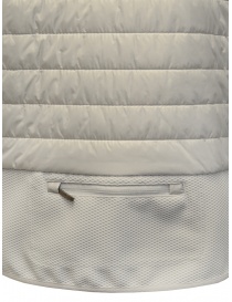 Parajumpers Jayden piumino bianco leggero con maniche in tessuto acquista online prezzo