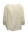 Ma'ry'ya maglia in cotone bianco con spacco dietroshop online maglieria donna