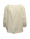 Ma'ry'ya white cotton sweater with back slit shop online women s knitwear