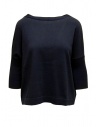 Ma'ry'ya maglia aperta dietro colore blu acquista online YGK024 12NAVY