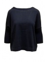 Ma'ry'ya sweater open back slit in blue color buy online YGK024 12NAVY