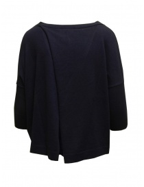 Ma'ry'ya sweater open back slit in blue color buy online