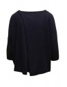 Ma'ry'ya sweater open back slit in blue color shop online women s knitwear