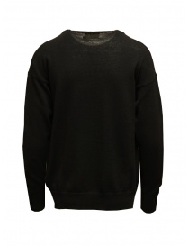 Ma'ry'ya pullover Rebecca nero con bottone acquista online