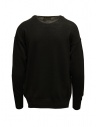 Ma'ry'ya pullover Rebecca nero con bottoneshop online maglieria donna