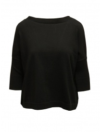 Ma'ry'ya black cotton sweater with slit online