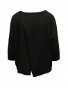 Ma'ry'ya maglia in cotone nero con spaccoshop online maglieria donna