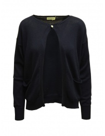 Ma'ry'ya Rebecca navy blue pullover with button online