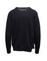 Ma'ry'ya pullover Rebecca blu navy con bottoneshop online maglieria donna