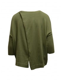 Ma'ry'ya green pullover with crossover slit buy online