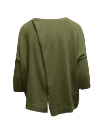 Ma'ry'ya pullover con spacco incrociato verde