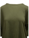 Ma'ry'ya green pullover with crossover slit YGK024 11MILITARY price