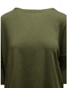 Ma'ry'ya pullover con spacco incrociato verde YGK024 11MILITARY prezzo