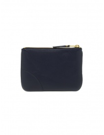 Comme des Garçons SA8100 portamonete a busta in pelle blu navy prezzo