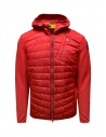 Parajumpers Nolan red jacket with hood and fabric sleeves buy online PMHYBWU02 NOLAN MARS RED 676