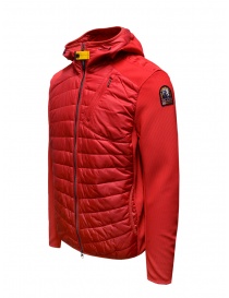 Parajumpers Nolan red jacket with hood and fabric sleeves price