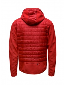 Parajumpers Nolan red jacket with hood and fabric sleeves buy online