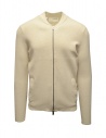 Selected Homme white cardigan with zip buy online 16082742 EGRET - MELANGE