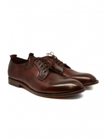 Shoto brown red leather shoes online