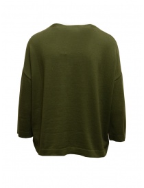 Ma'ry'ya sweater in military green cotton and cashmere buy online