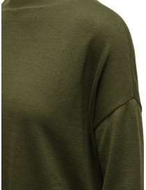 Ma'ry'ya sweater in military green cotton and cashmere women s knitwear buy online