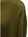 Ma'ry'ya avocado green linen and wool poncho sweater YGK104 4AVOCADO buy online