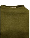 Ma'ry'ya avocado green linen and wool poncho sweater shop online women s knitwear