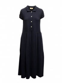 Ma'ry'ya navy blue polo dress YGJ080 8NAVY