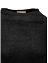 Ma'ry'ya black poncho sweater in linen and wool YGK104 8BLACK price