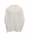 Ma'ry'ya white linen and wool poncho sweater shop online women s knitwear